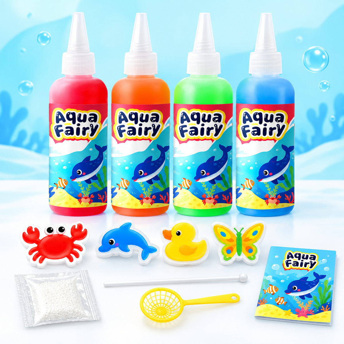 Aqua Fairy Magic Water DIY Craft Kit – Create Your Own 3D Gel Animals