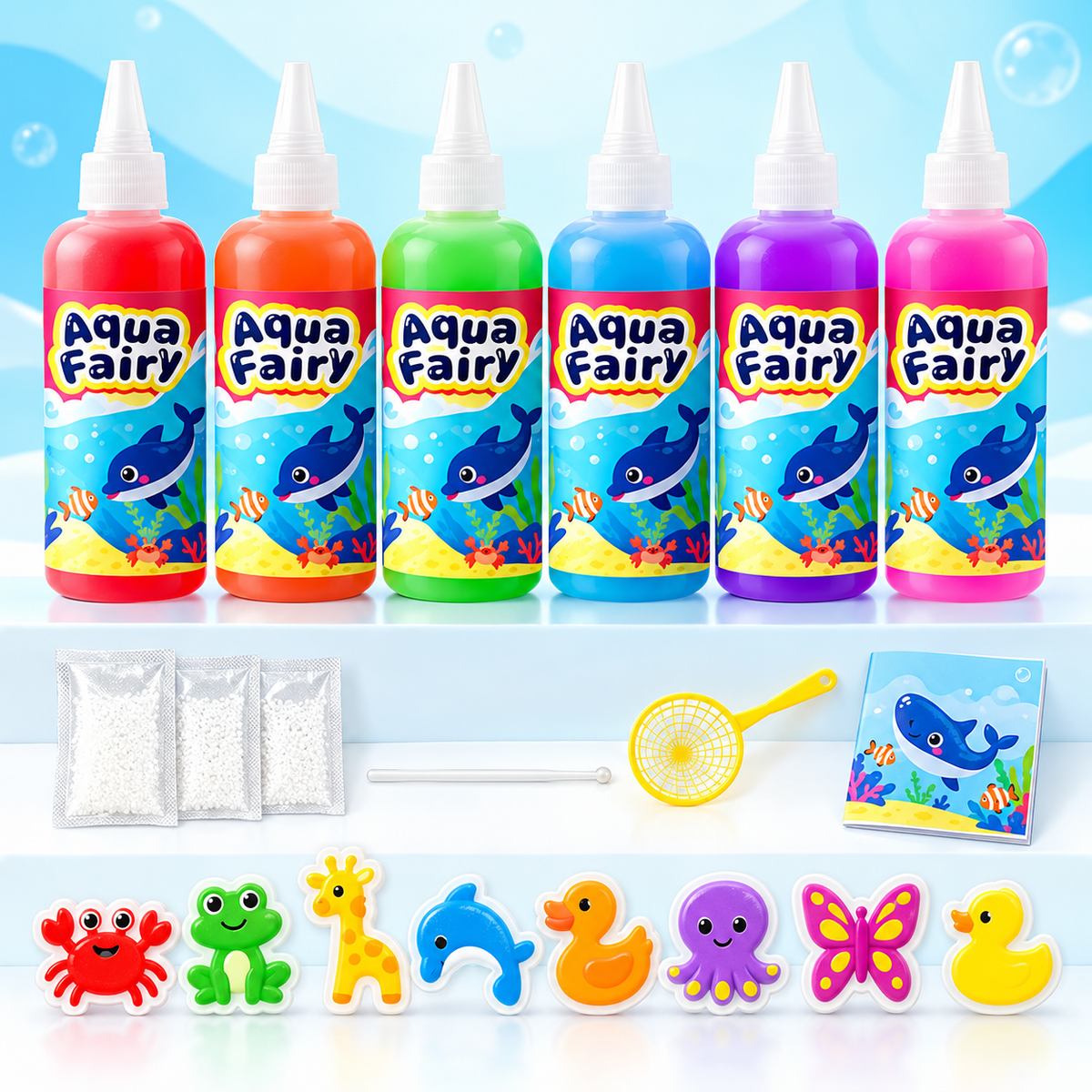 Aqua Fairy Magic Water DIY Craft Kit – Create Your Own 3D Gel Animals
