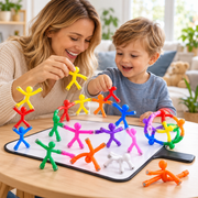 Creative Magnetic Stick Figures – Colorful Silicone Magnetic Building Toys