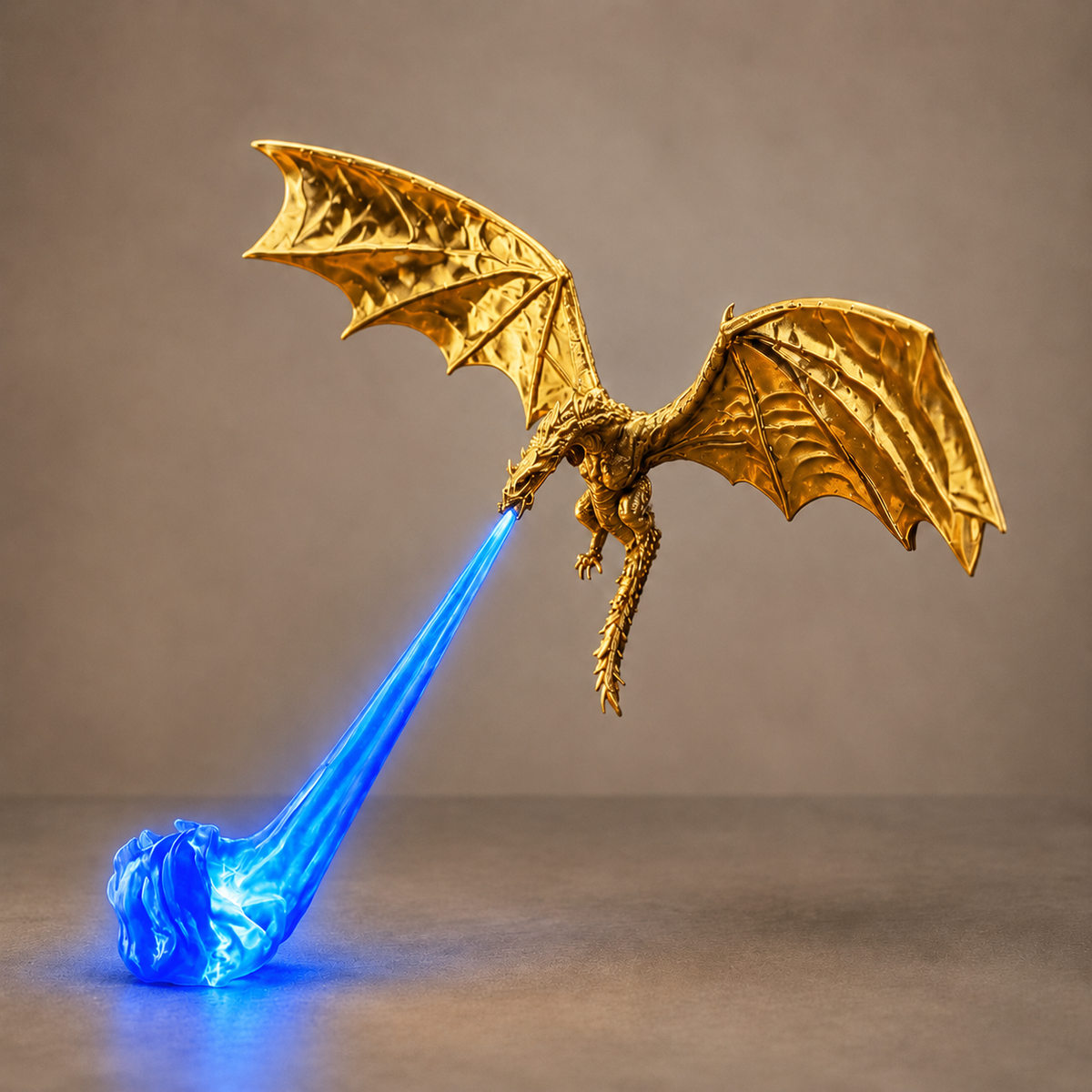 Lampe d'ambiance LED Dragon's Breath – Décoration fantastique Dragon de feu et de glace