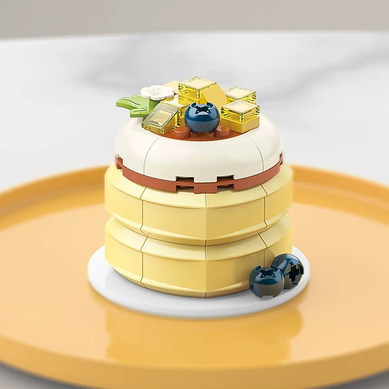 Blueberry Souffle Building Blocks - Sweet DIY Dessert Display Set