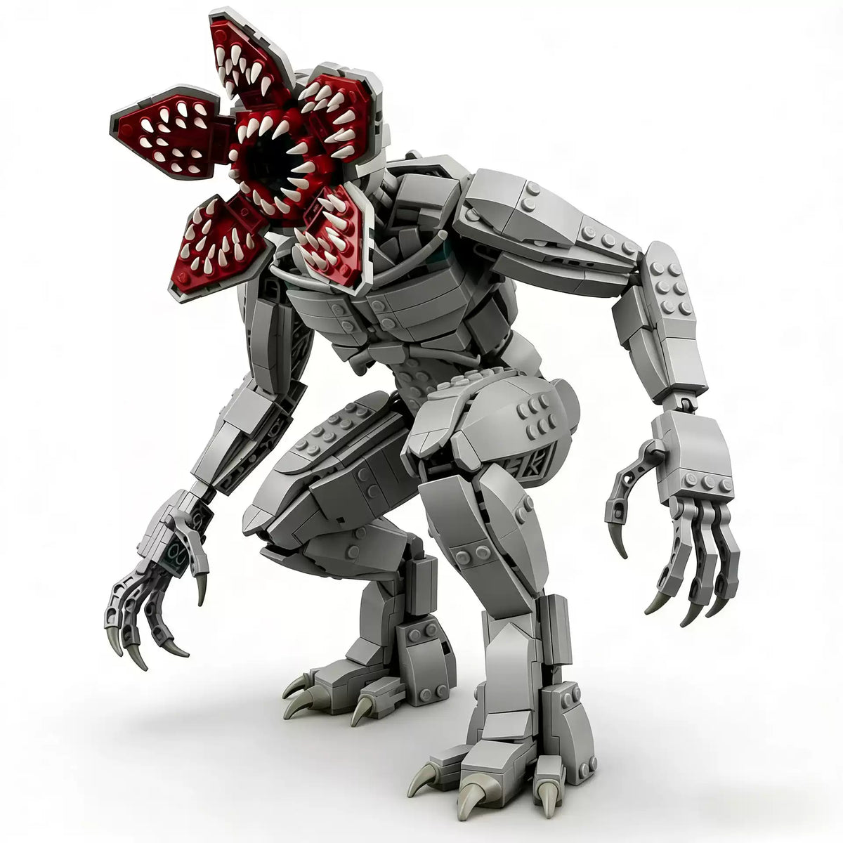 Figurine de blocs de construction monstre Demogorgon à tête de fleur de Stranger Things, modèle d'affichage de créature de l'Upside Down