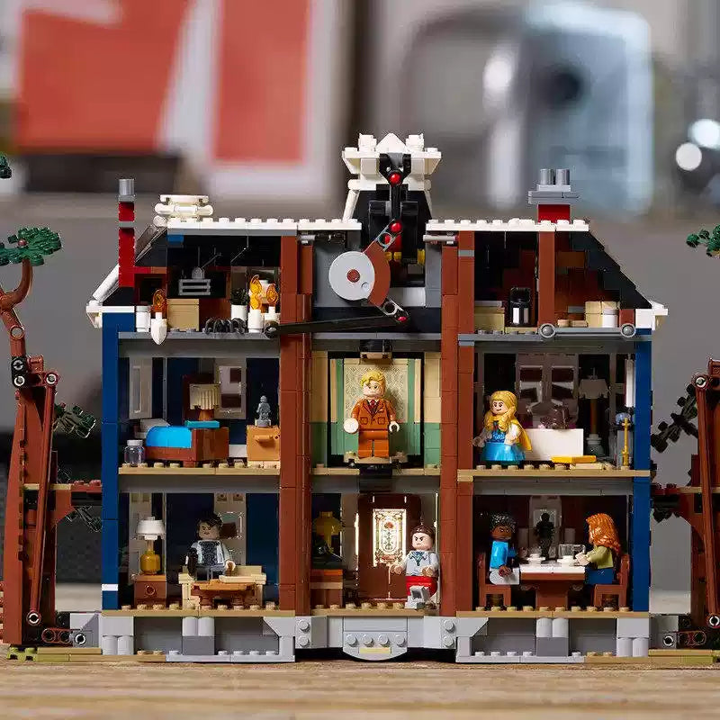 Ensemble de blocs de construction Manoir hanté, maquette de maison gothique de 2593 pièces avec 13 figurines et 2 véhicules