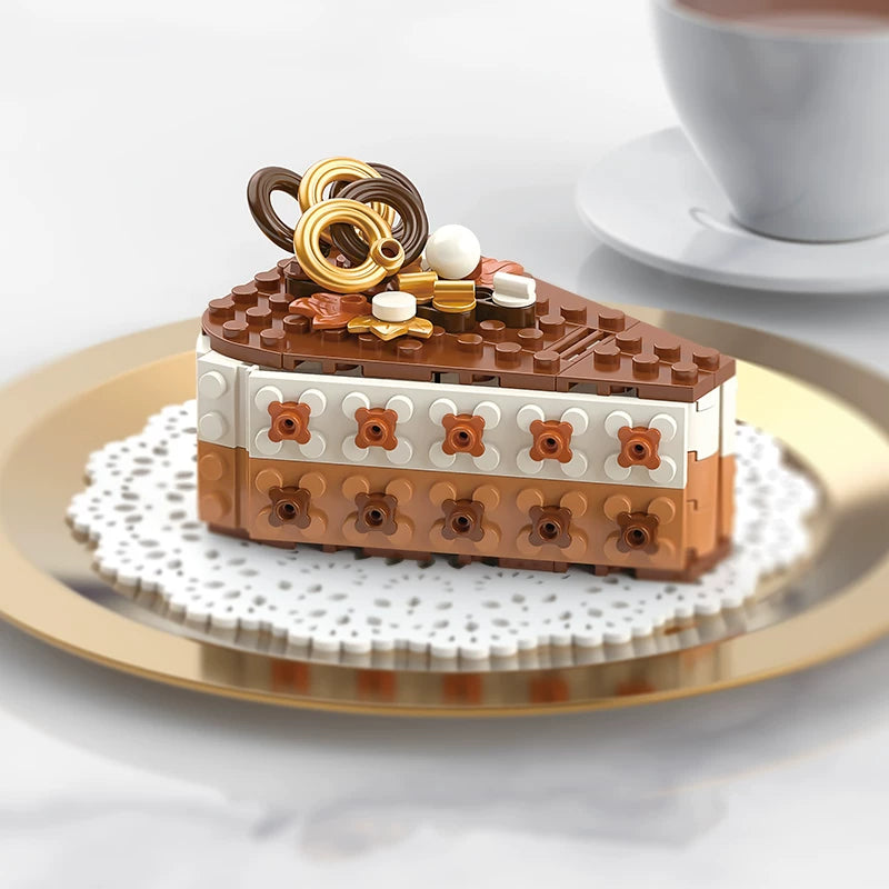 Chocolate Mille Crepe Building Blocks - Sweet DIY Dessert Display Set