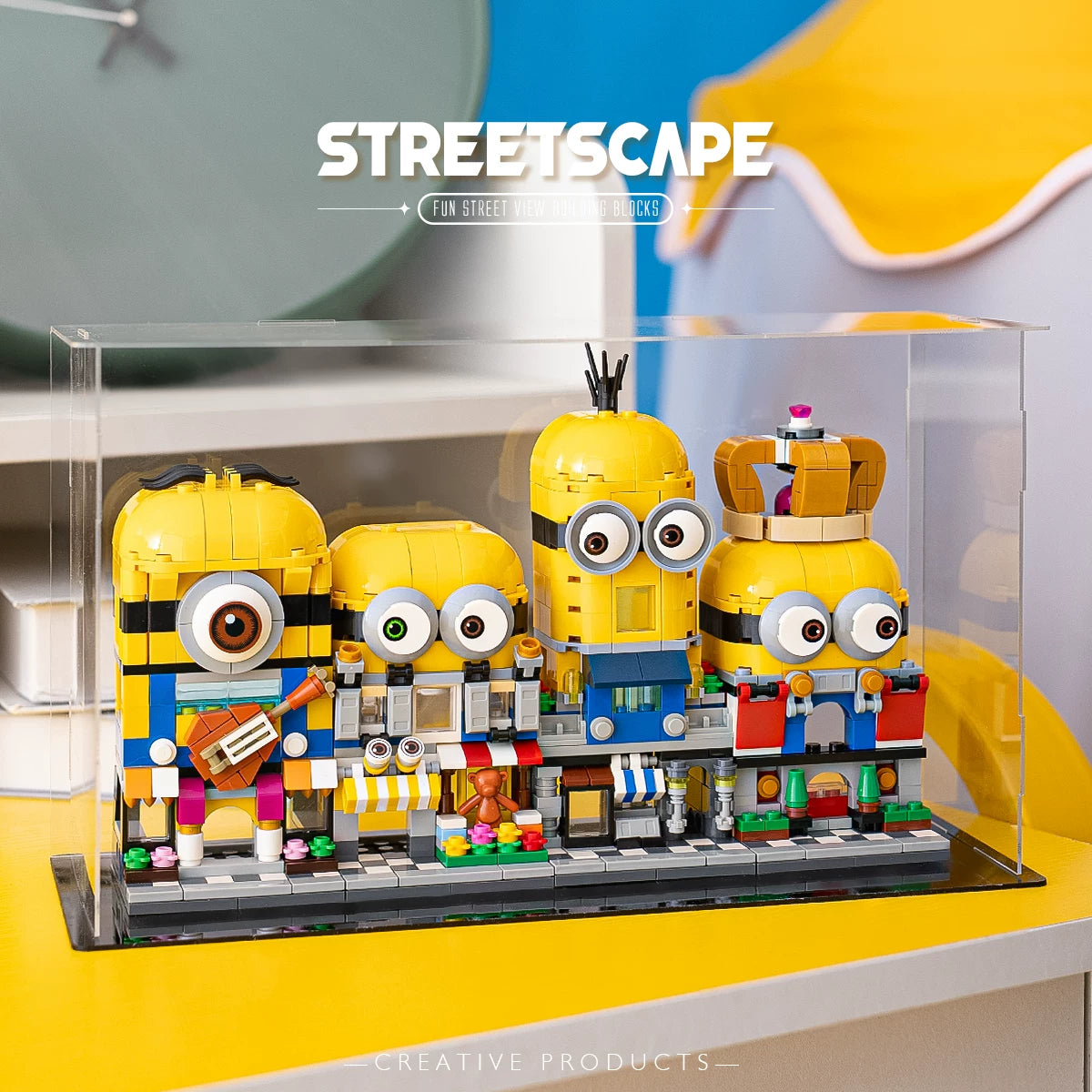 Light-Up Cute Brick Street Display Set