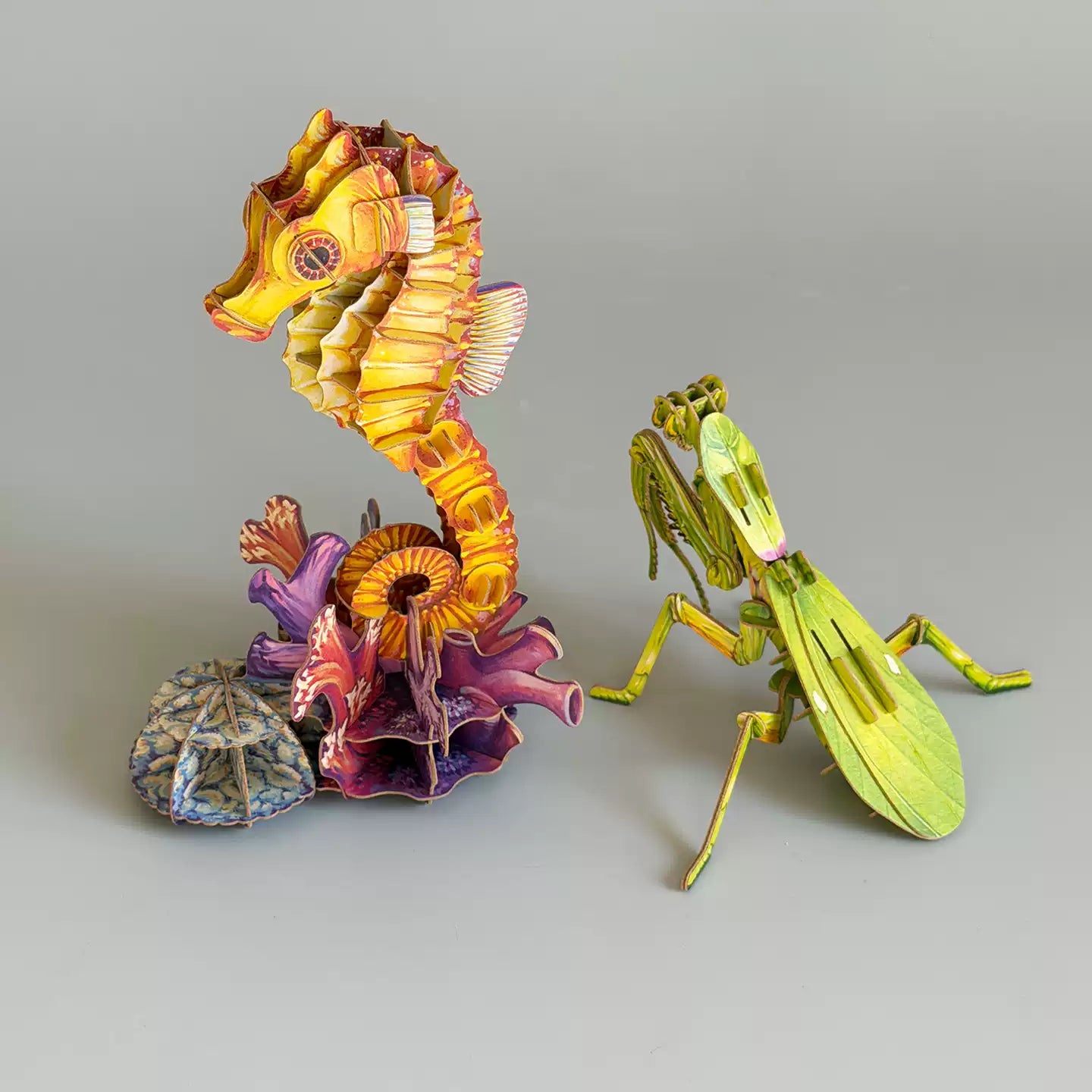 DIY 3D Praying Mantis Wooden Model Kit