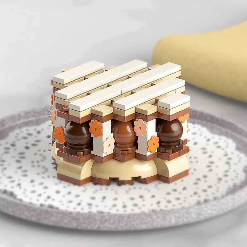 Napoleon Pastry Building Blocks - Sweet DIY Dessert Display Set