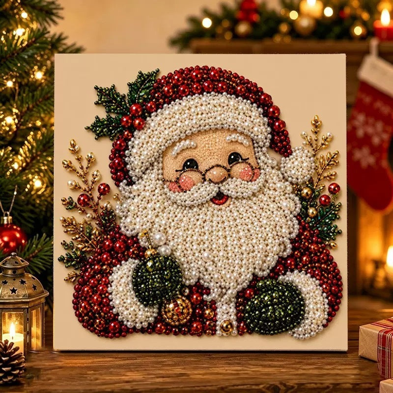 DIY Christmas Pearl Bead Art Kit – Handmade Holiday Hanging Decorations