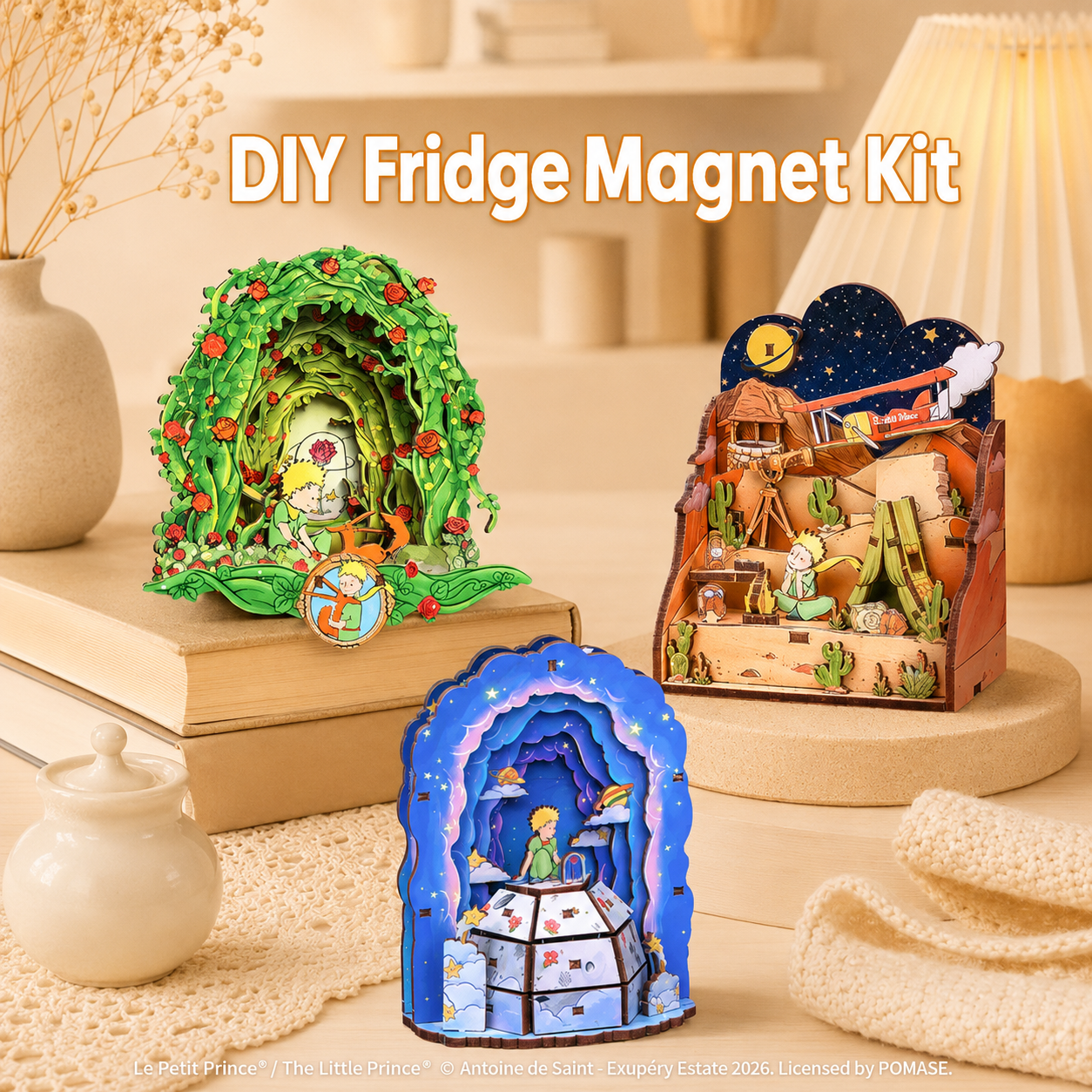 The Little Prince DIY 3D Fridge Magnet Kit