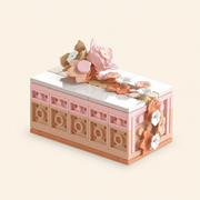 Floral Piping Cake Building Blocks - Elegant DIY Dessert Display Set