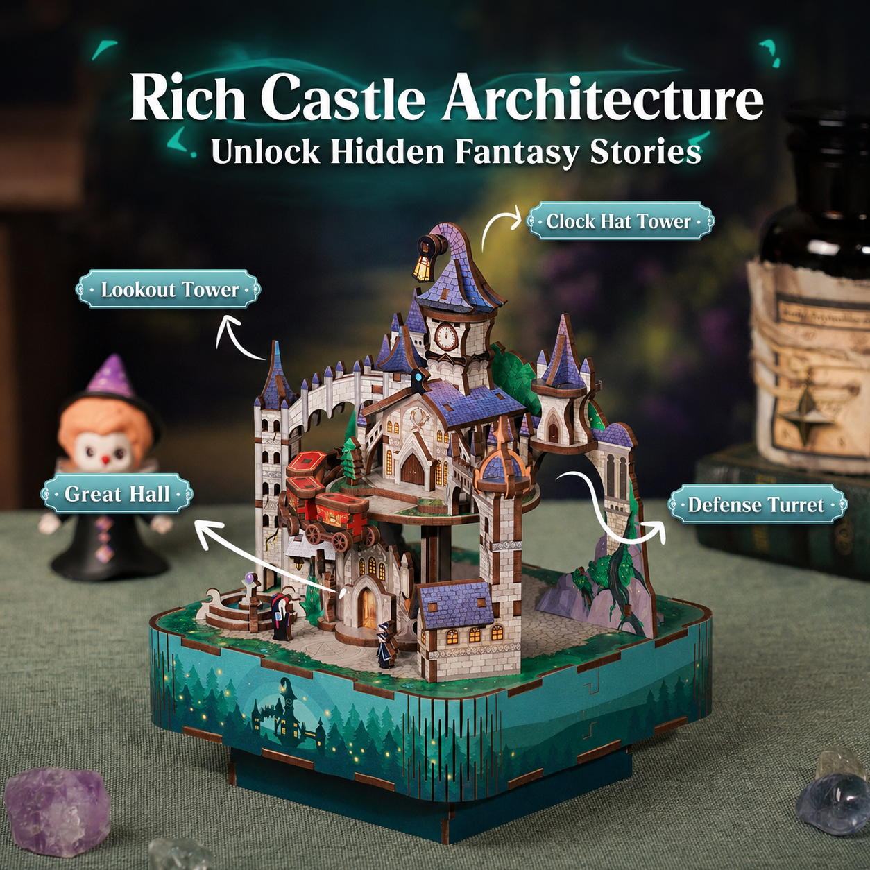 Magical Castle DIY Music Box Kit