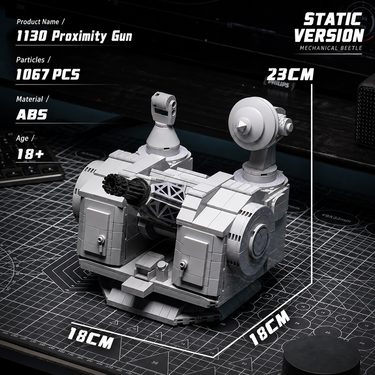 1130 Proximity Gun Building Blocks Set