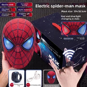 Animated Light-Up Superhero Mask with Ring Remote-Controlled Moving Eyes