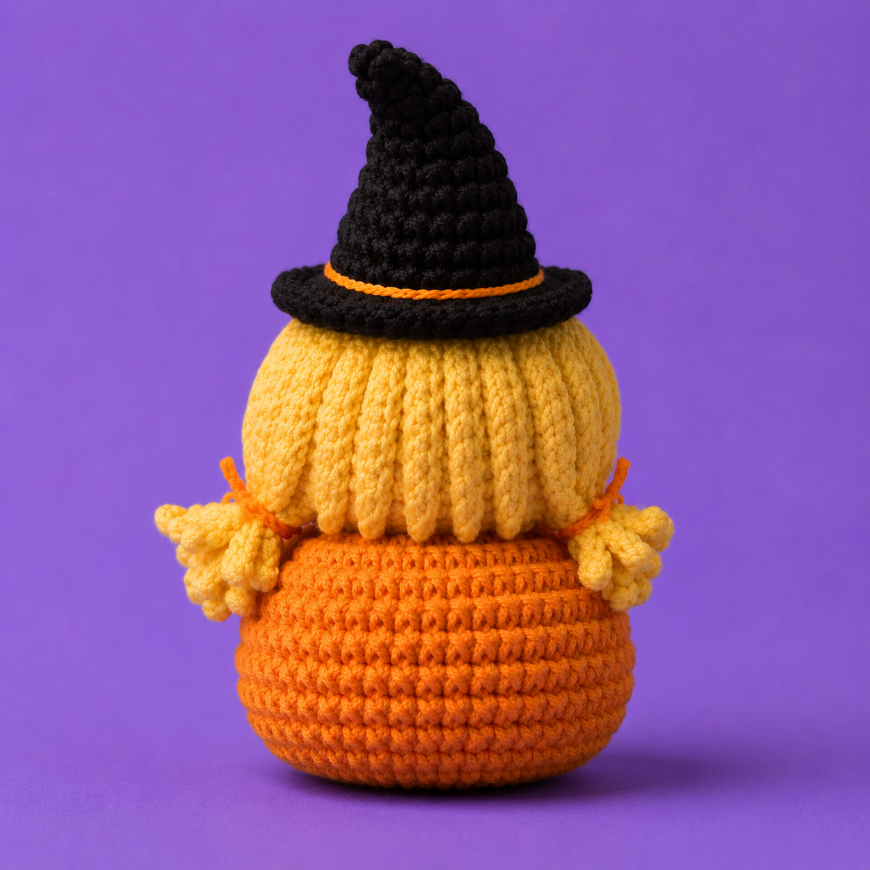 Pumpkin Witch DIY Crochet Kit