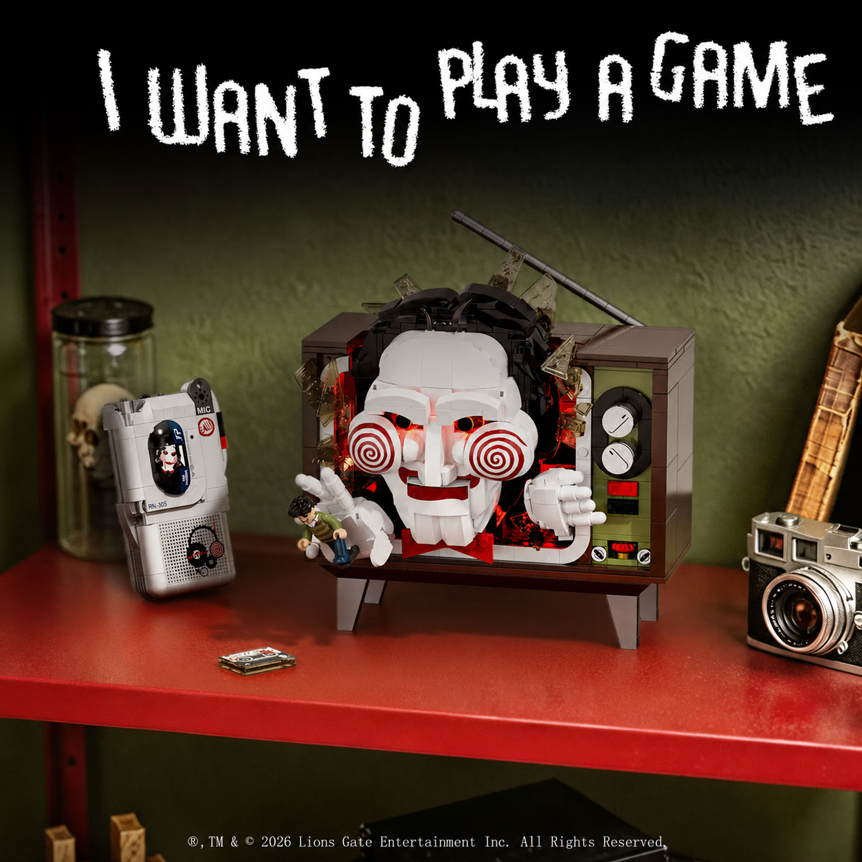 Billy Puppet TV Building Block Set