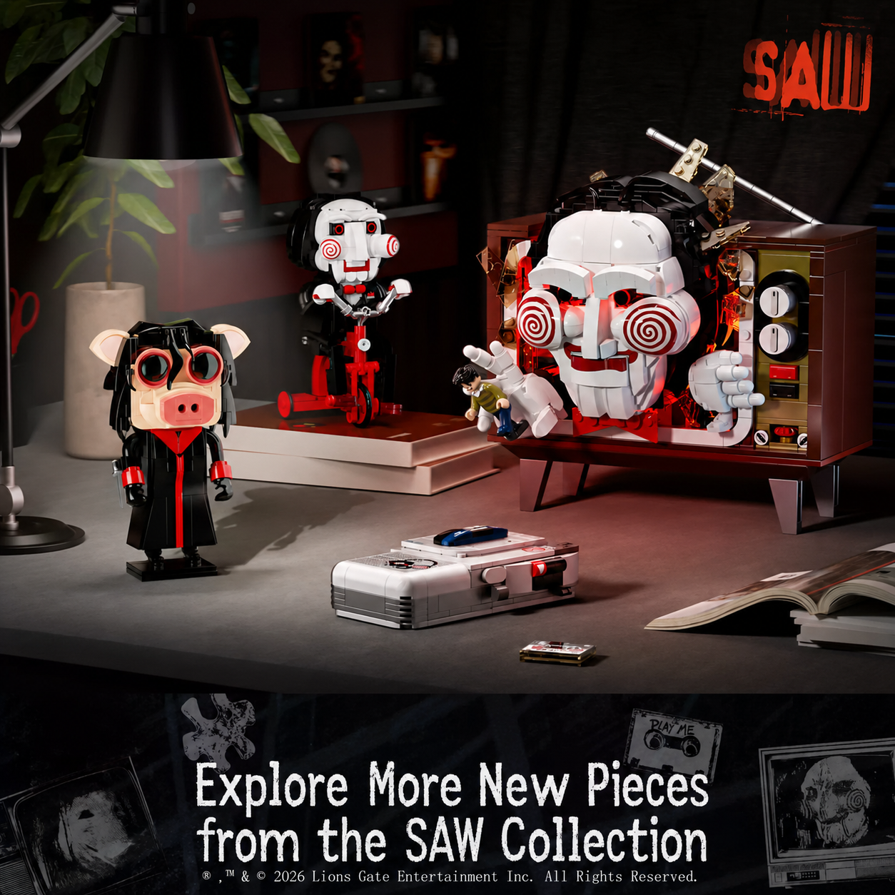 Billy Puppet TV Building Block Set