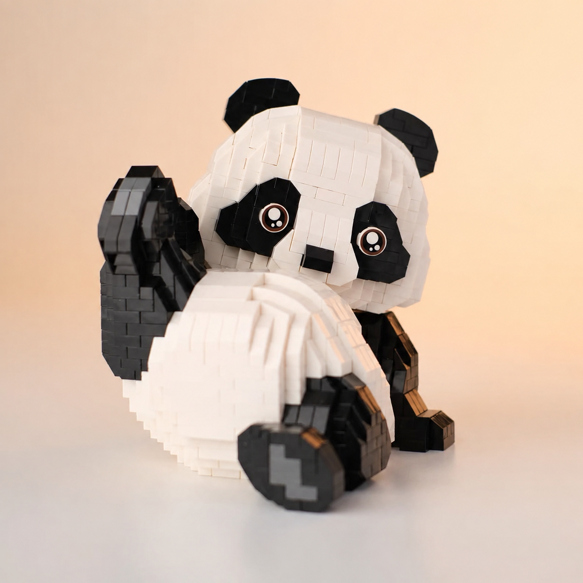 Adorable kit de blocs de construction DIY Panda
