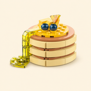 Blueberry Pancake Building Blocks - Sweet DIY Dessert Display Set