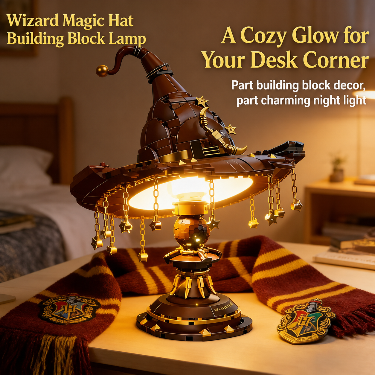 Wizard Magic Hat Building Block Lamp