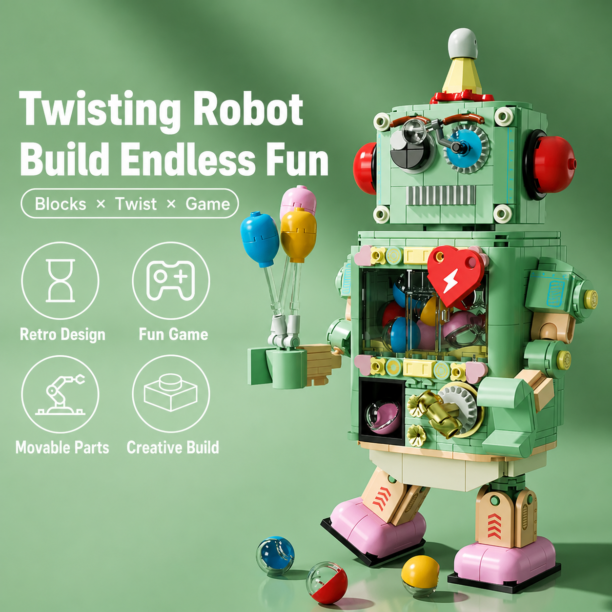 Building Block Gashapon Robot – A Thoughtful Gift