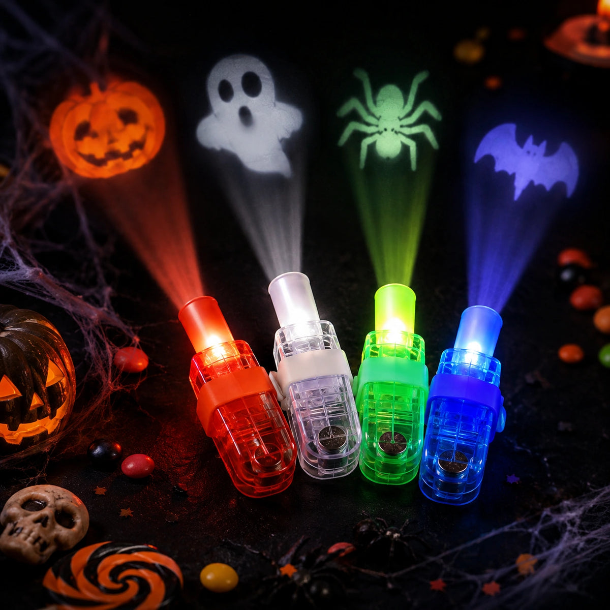 Mini lampes projecteur LED Halloween – Jouets lumineux pour fête