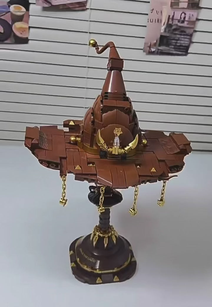 Load video: Wizard Magic Hat Building Block Lamp