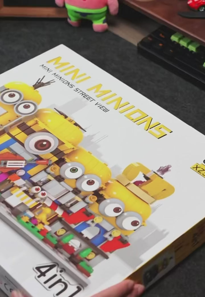 Load video: Light-Up Cute Brick Street Display Set