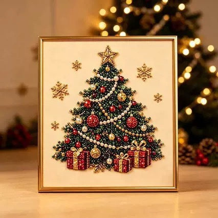 DIY Christmas Pearl Bead Art Kit – Handmade Holiday Hanging Decorations