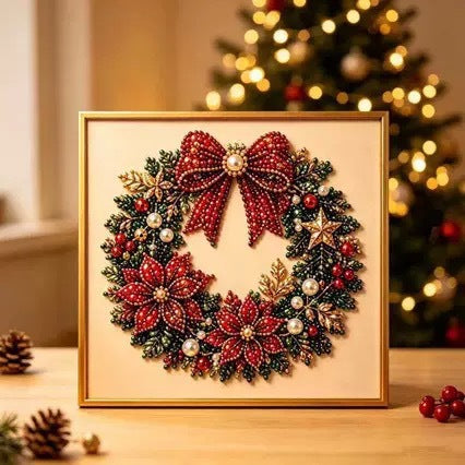 DIY Christmas Pearl Bead Art Kit – Handmade Holiday Hanging Decorations